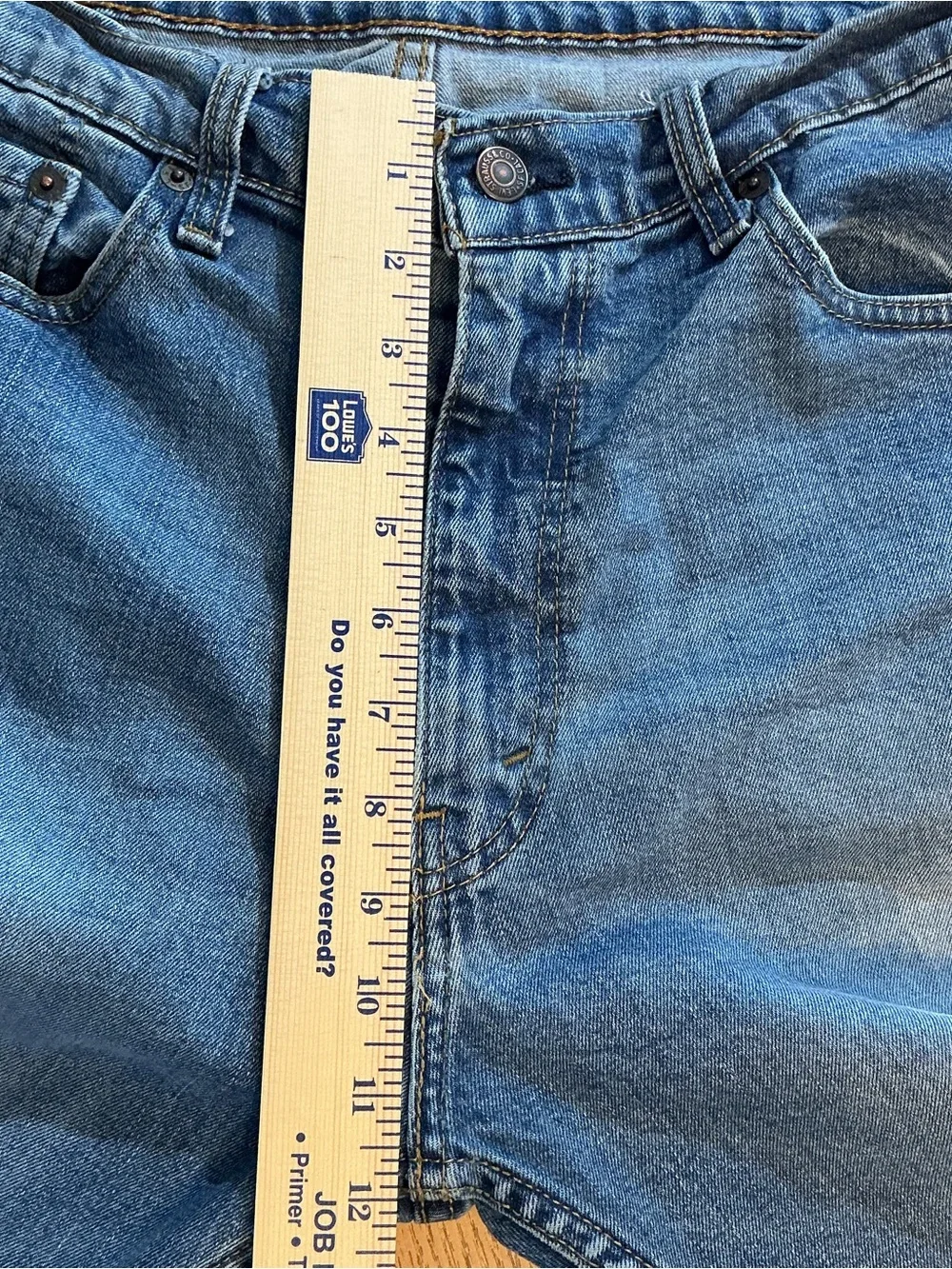 Levi’s 505 Men’s W36 L30 Regular Straight Jeans Medium Wash Distressed